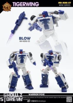 MHZ Toys MINI-07 Tigerwing Menasor Combiner Set Of 5 Oversized Version -MECHA REALM STORE 00fc9edefa