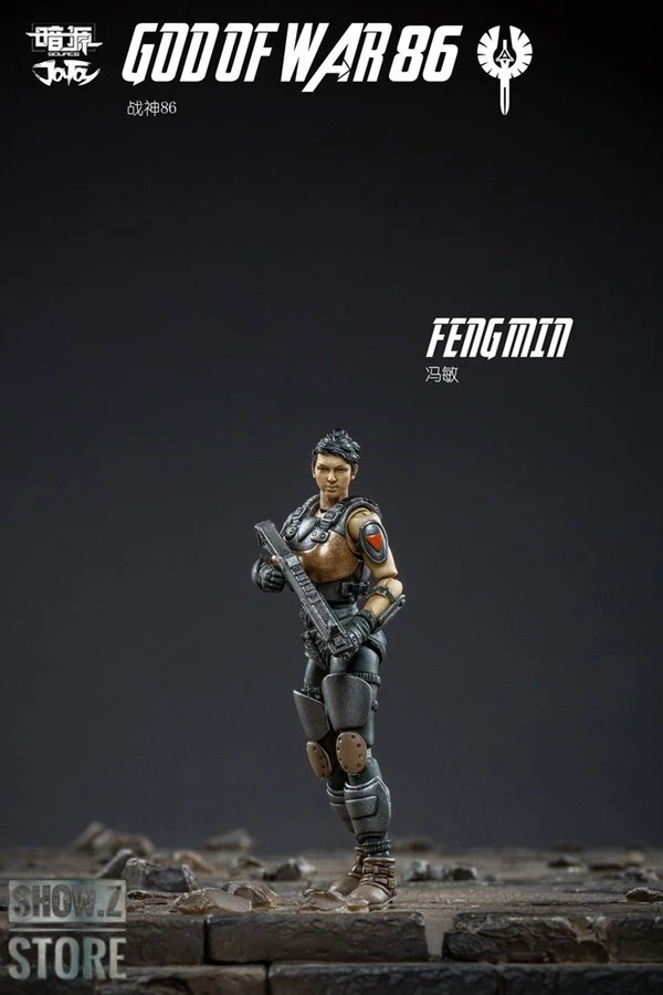 JoyToy Source Acid Rain 1/25 God Of War 86 Medium-Sized Mecha Figure Set Silver Black Version 12 JoyToy Source Acid Rain 1/25 God Of War 86 Medium-Sized Mecha Figure Set Silver Black Version - Image 12