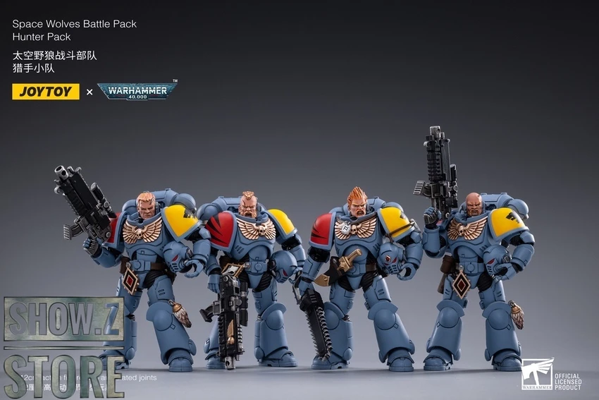 JoyToy Source 1/18 Warhammer 40K Space Wolves Battle Pack Hunter Pack Set Of 4 11 JoyToy Source 1/18 Warhammer 40K Space Wolves Battle Pack Hunter Pack Set Of 4 - Image 11