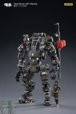 JoyToy Source 1/24 H07 Steel Bone Firepower Mecha Olive Version W/ Pilot -MECHA REALM STORE 09b7b3891a
