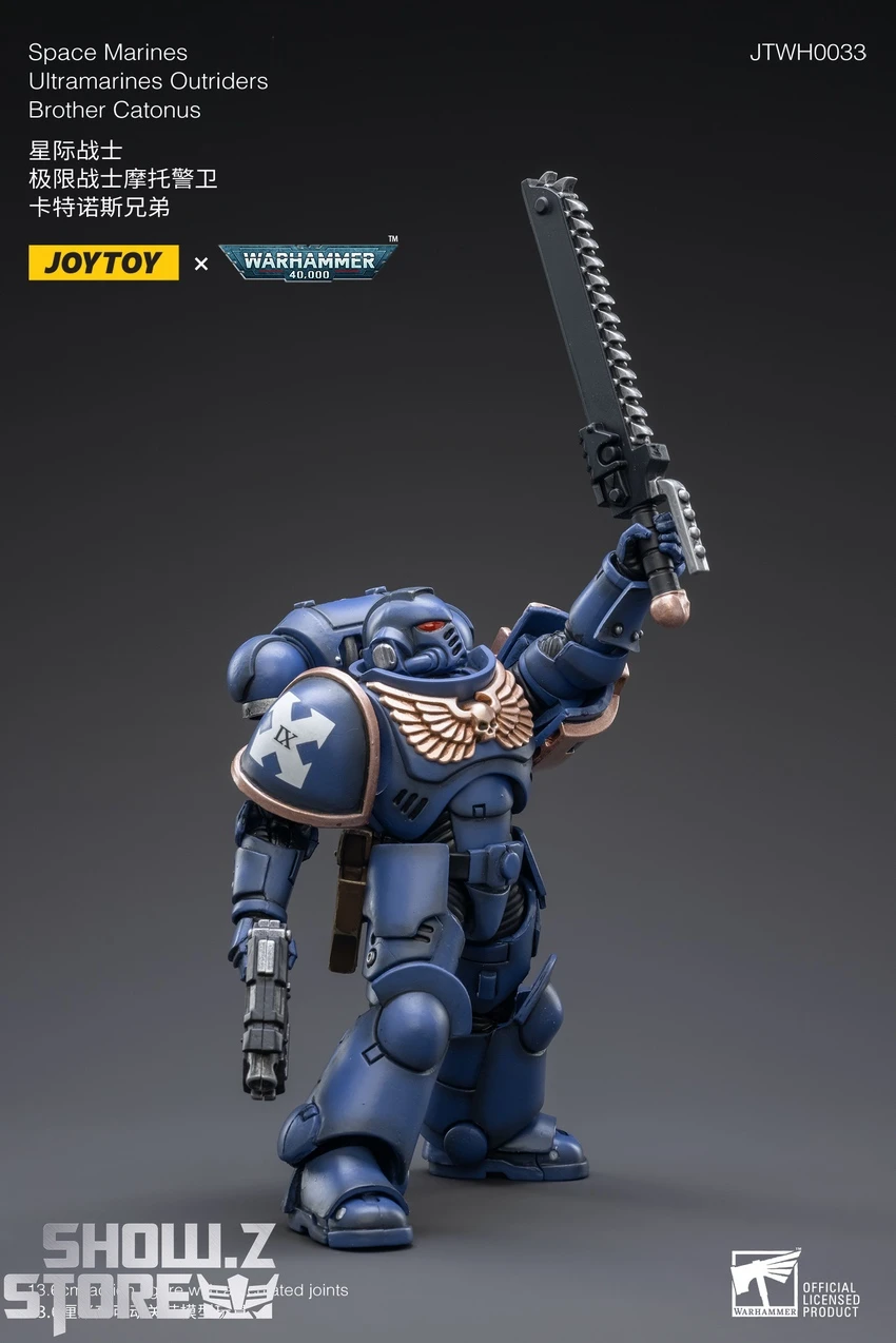 JoyToy Source 1/18 Warhammer 40K Space Marines Ultramarines Outriders Brother Catonus 9 JoyToy Source 1/18 Warhammer 40K Space Marines Ultramarines Outriders Brother Catonus - Image 9