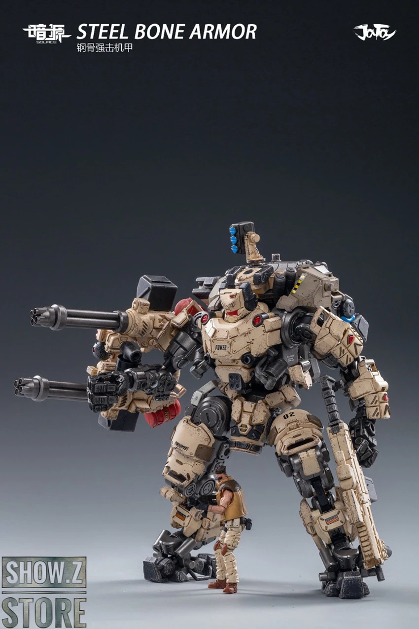 JoyToy Dark Source 1/25 Steel Bone Armour Desert Brown Color W/ Pilot 8 JoyToy Dark Source 1/25 Steel Bone Armour Desert Brown Color W/ Pilot - Image 8