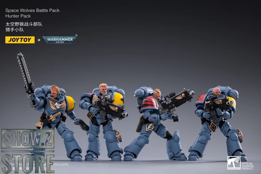 JoyToy Source 1/18 Warhammer 40K Space Wolves Battle Pack Hunter Pack Set Of 4 13 JoyToy Source 1/18 Warhammer 40K Space Wolves Battle Pack Hunter Pack Set Of 4 - Image 13