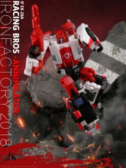 IronFactory EX-26A Racing Bros Annihilator Red Alert -MECHA REALM STORE 1371f5a0ac