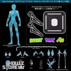 Sentinel Toys SV-ACTION Spiderman Parallel Universe Milpiderman Parallel Universe Miles Clear Version -MECHA REALM STORE 149a6a683f