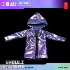 Snail Shell Dazzling Blue & Purple Cloth Coat For 1/10 & 1/12 Mecha Girl