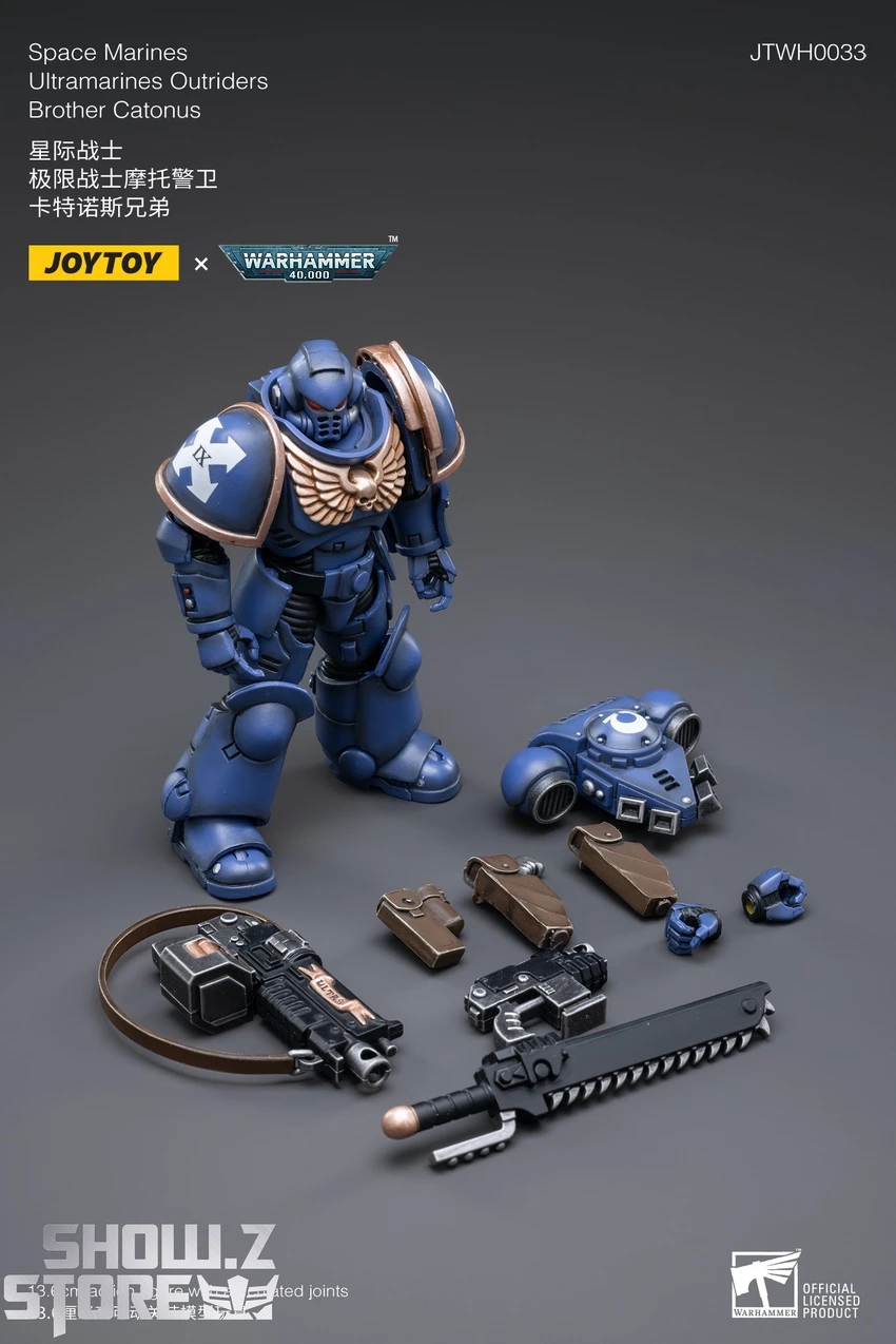 JoyToy Source 1/18 Warhammer 40K Space Marines Ultramarines Outriders Brother Catonus 10 JoyToy Source 1/18 Warhammer 40K Space Marines Ultramarines Outriders Brother Catonus - Image 10