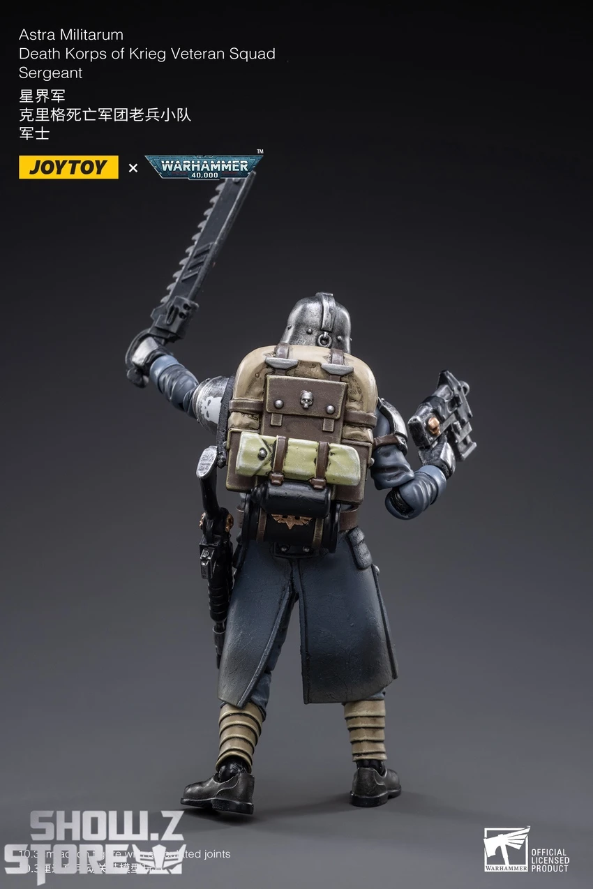 JoyToy Source 1/18 Warhammer 40K Death Korps Of Krieg Veteran Squad Sergeant 5 JoyToy Source 1/18 Warhammer 40K Death Korps Of Krieg Veteran Squad Sergeant - Image 5