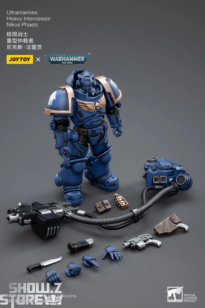 JoyToy Source 1/18 Warhammer 40K Ultramarines Heavy Intercessor Nikos Phaetz 8 JoyToy Source 1/18 Warhammer 40K Ultramarines Heavy Intercessor Nikos Phaetz - Image 8
