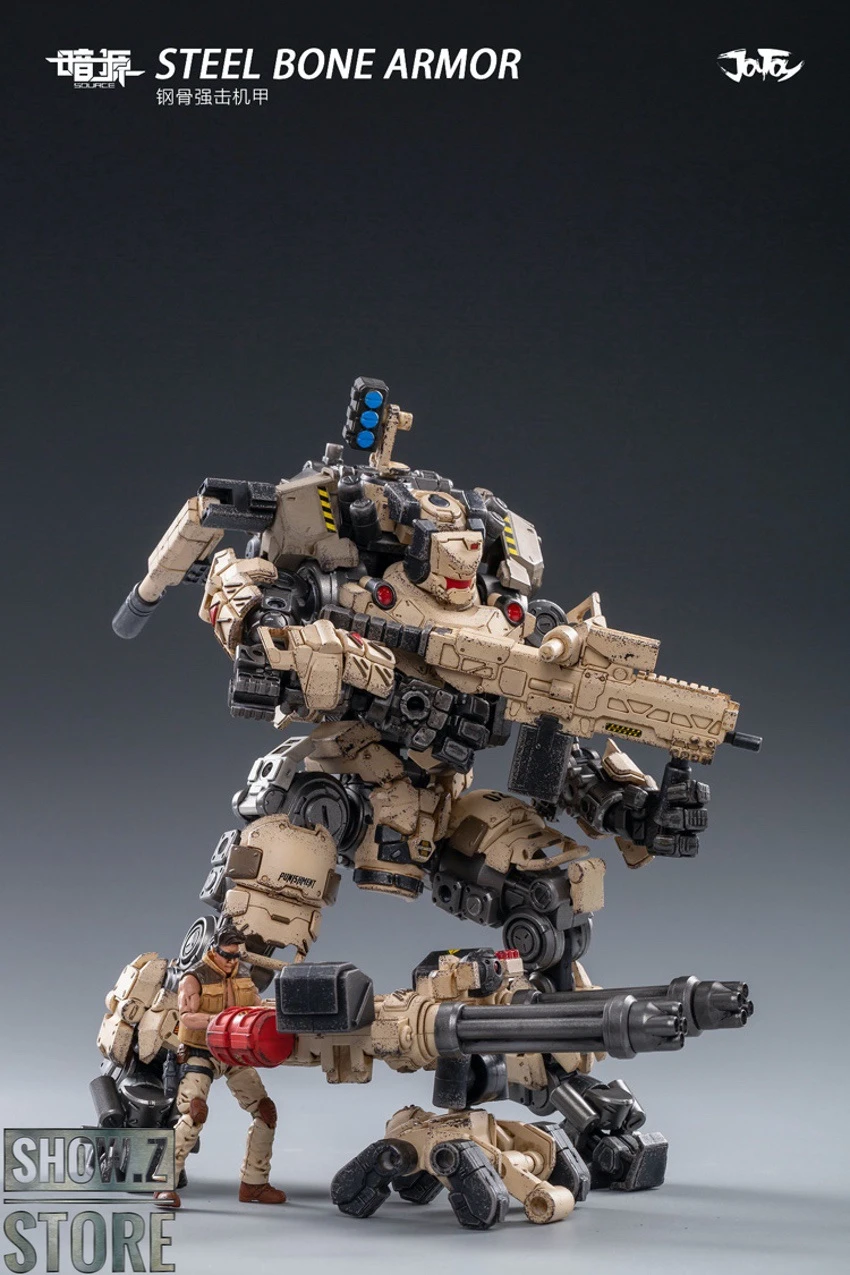 JoyToy Dark Source 1/25 Steel Bone Armour Desert Brown Color W/ Pilot 7 JoyToy Dark Source 1/25 Steel Bone Armour Desert Brown Color W/ Pilot - Image 7
