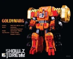 Pose Toy Pose+ Metal Series The King Of Braves GaoGaiGar GoldyMarg & Star GaoGaiGar Option Set Deluxe Version -MECHA REALM STORE 1eb3887dfd
