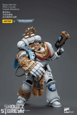 JoyToy Source 1/18 Warhammer 40K Space Marines White Consuls Captain Messinius -MECHA REALM STORE 20d33699d6