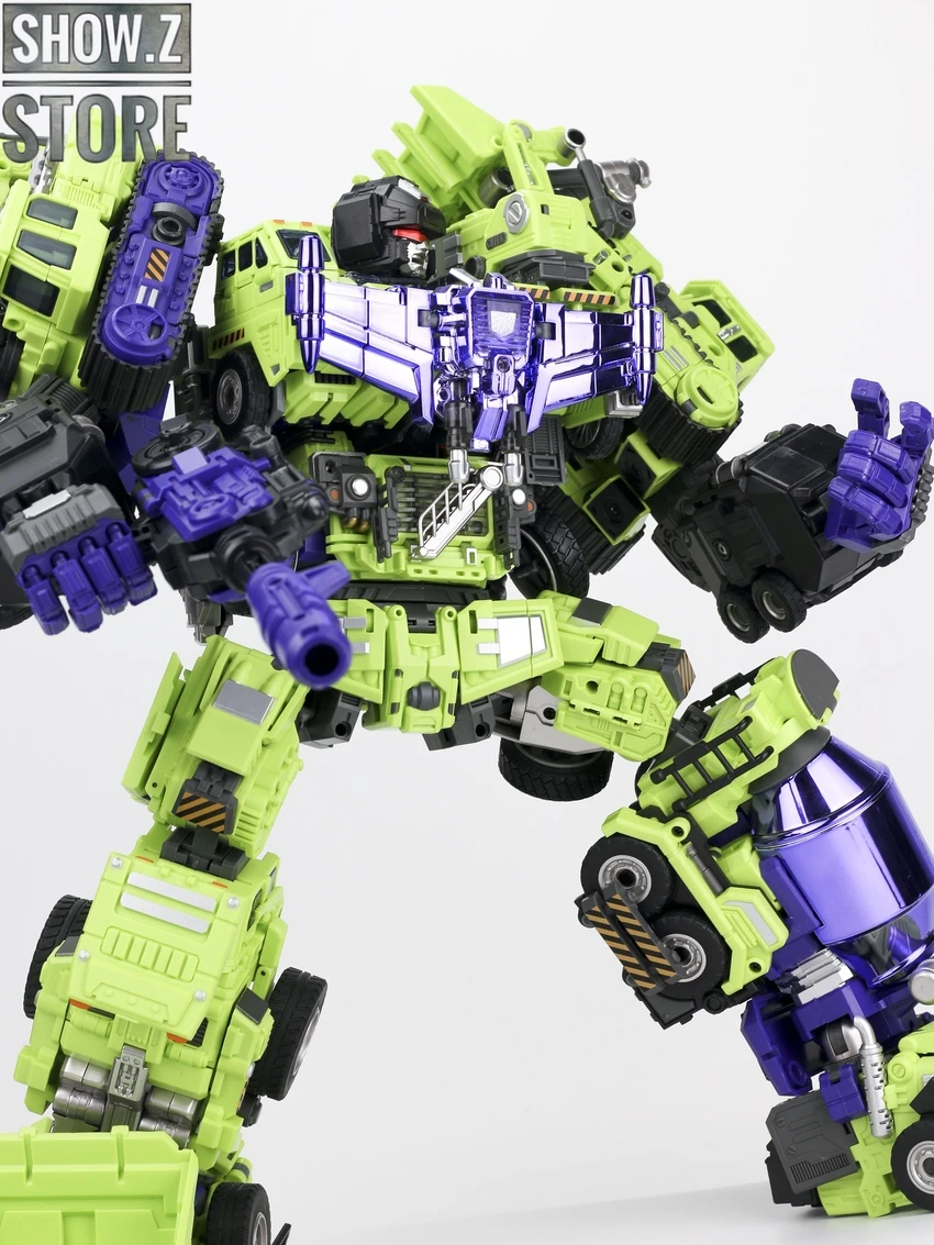 Generation Toy GT-99 Gravity Builder Devastator Metallic Painted Limited Version W/ Upgrade Kit 6 Generation Toy GT-99 Gravity Builder Devastator Metallic Painted Limited Version W/ Upgrade Kit - Image 6