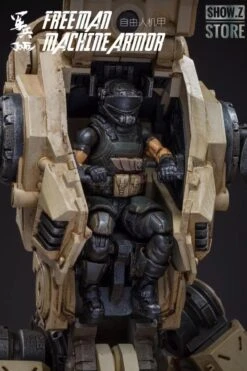 JoyToy Source Acid Rain 1/18 Freeman Machine Armor W/ Pilot Mechas & Soldiers Figure Set Desert Brown Version -MECHA REALM STORE 2113e430e9