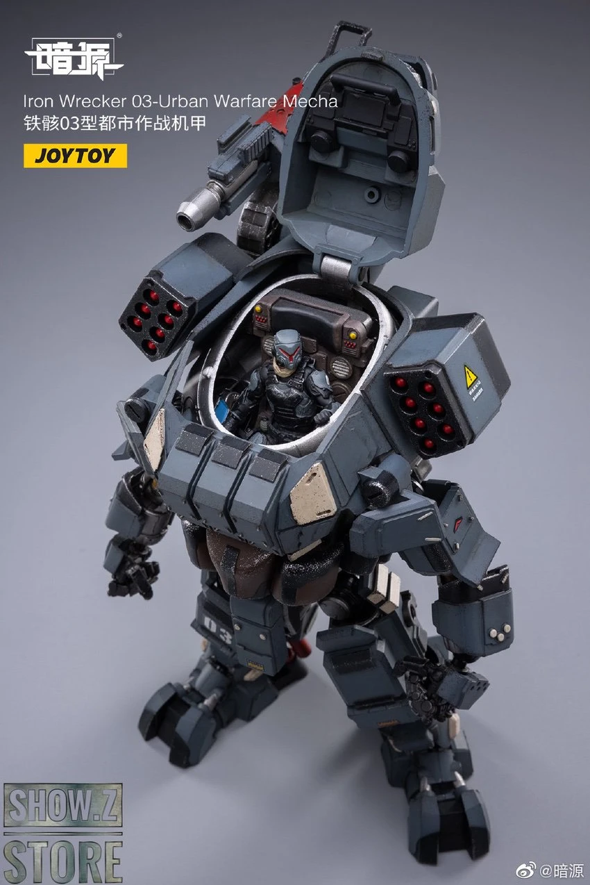 JoyToy Dark Source 1/24 Iron Wrecker 03 Urban Warfare Mecha W/ Pilot 4 JoyToy Dark Source 1/24 Iron Wrecker 03 Urban Warfare Mecha W/ Pilot - Image 4