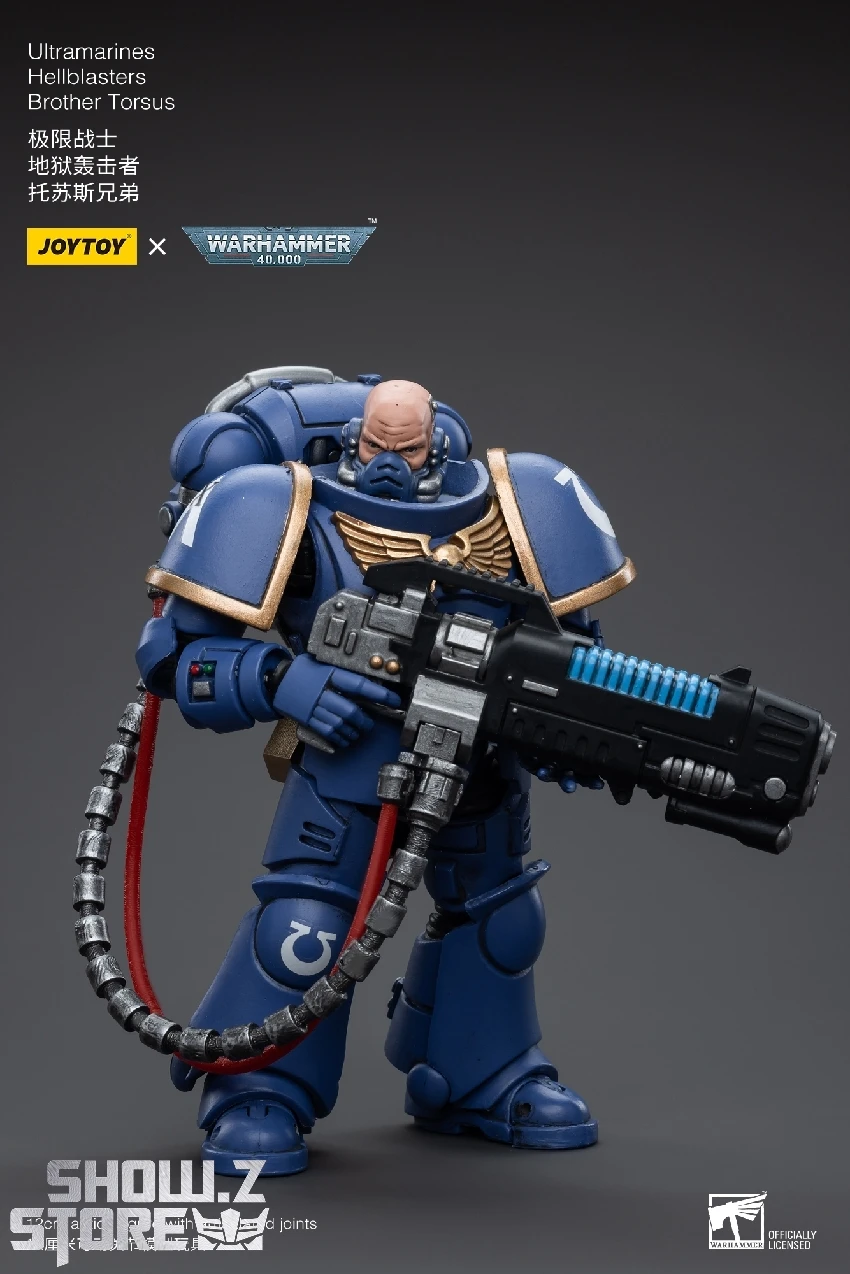 JoyToy Source 1/18 Warhammer 40K Ultramarines Hellblasters Brother Torsus 4 JoyToy Source 1/18 Warhammer 40K Ultramarines Hellblasters Brother Torsus - Image 4