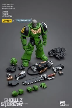 JoyToy Source 1/18 Warhammer 40K Salamanders Intercessors Brother Tol'vak -MECHA REALM STORE 24de2600ce