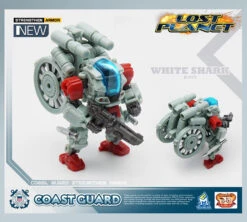 MechFansToys Lost Planet Coast Guard CG01 White Shark & CG02 Red Dragon -MECHA REALM STORE 26c12d72ff