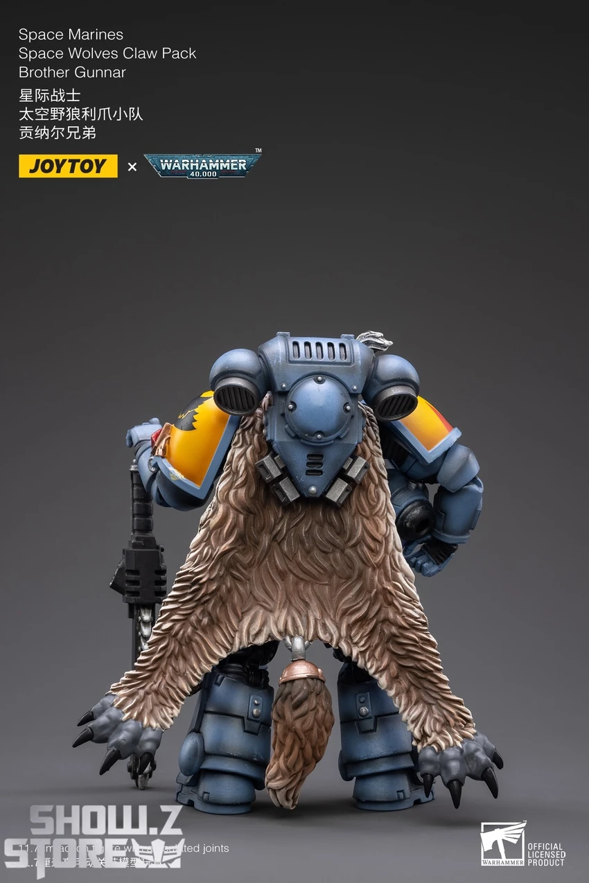 JoyToy Source 1/18 Warhammer 40K Space Wolves Claw Pack Brother Gunnar 8 JoyToy Source 1/18 Warhammer 40K Space Wolves Claw Pack Brother Gunnar - Image 8