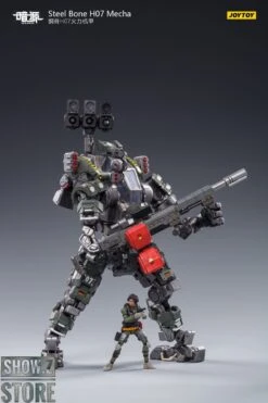 JoyToy Source 1/24 H07 Steel Bone Firepower Mecha Olive Version W/ Pilot -MECHA REALM STORE 2d194186cd
