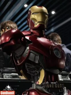 [Pre-Order] Queen Studio 1/1 Marvel Licensed Iron Man Mark 3 Bust Statue -MECHA REALM STORE 2e0785907d