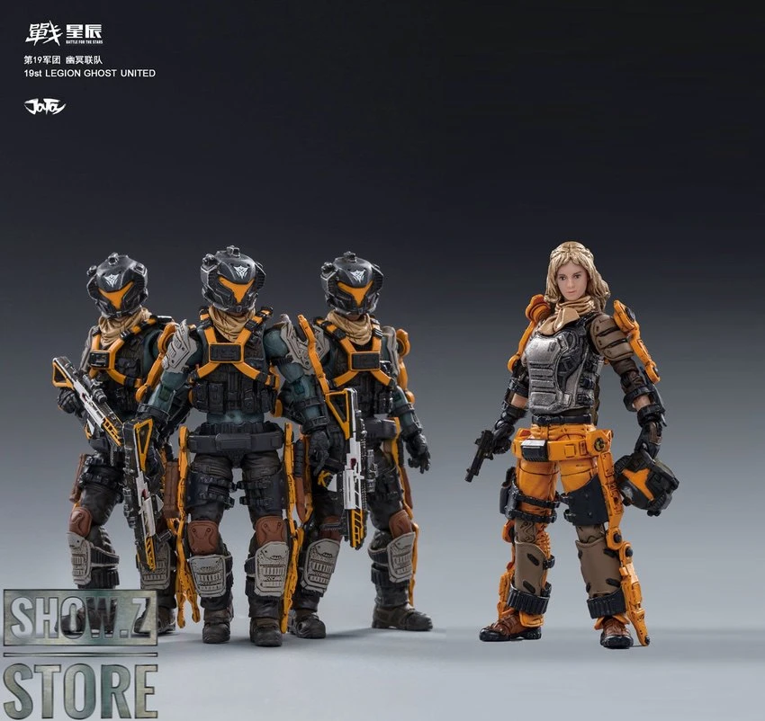 JoyToy Source 1/18 19st Ghost United Legion & Grice Anna Set Of 4 10 JoyToy Source 1/18 19st Ghost United Legion & Grice Anna Set Of 4 - Image 10