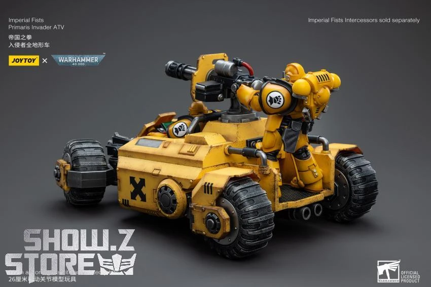 JoyToy Source 1/18 Warhammer 40K Imperial Fists Primaris Invader ATV 17 JoyToy Source 1/18 Warhammer 40K Imperial Fists Primaris Invader ATV - Image 17