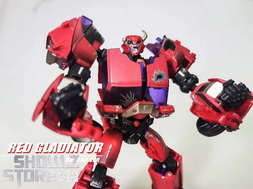 APC Toys Red Gladiator TFP Cliffjumper Zombie Version 11 APC Toys Red Gladiator TFP Cliffjumper Zombie Version - Image 11