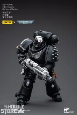 JoyToy Source 1/18 Warhammer 40K Iron Hands Intercessors Sergeant Bantus -MECHA REALM STORE 2fb8ff4595