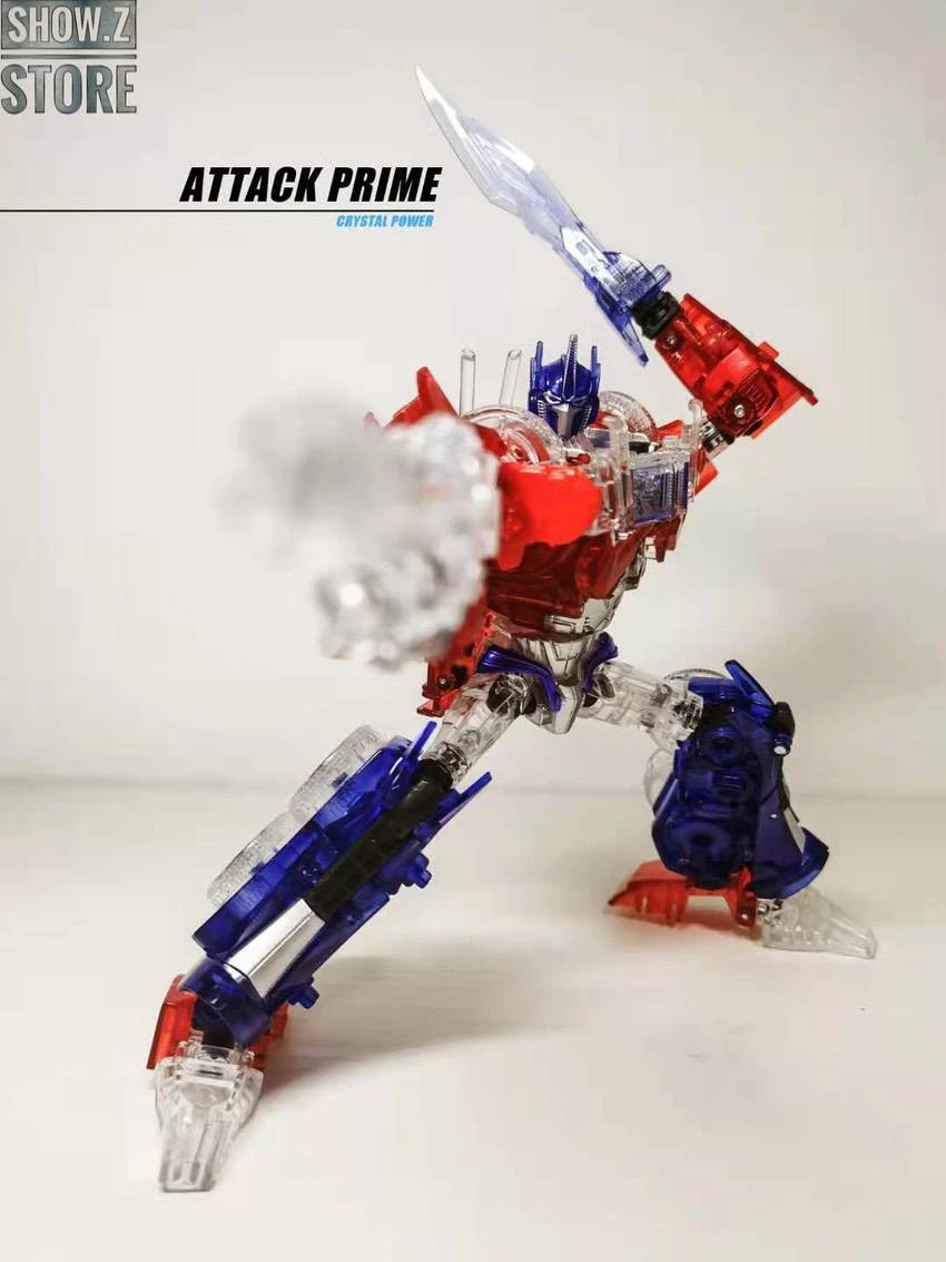 APC Toys APC-001 Attack Prime TFP Optimus Prime Clear Version W/ Clear Wheels 4 APC Toys APC-001 Attack Prime TFP Optimus Prime Clear Version W/ Clear Wheels - Image 4