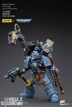 JoyToy Source 1/18 Warhammer 40k Space Wolves Iron Priest Jorin Fellhammer -MECHA REALM STORE 328eece29d