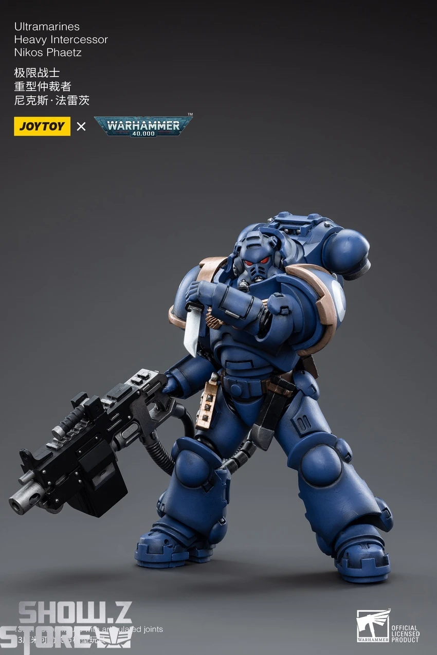 JoyToy Source 1/18 Warhammer 40K Ultramarines Heavy Intercessor Nikos Phaetz 6 JoyToy Source 1/18 Warhammer 40K Ultramarines Heavy Intercessor Nikos Phaetz - Image 6