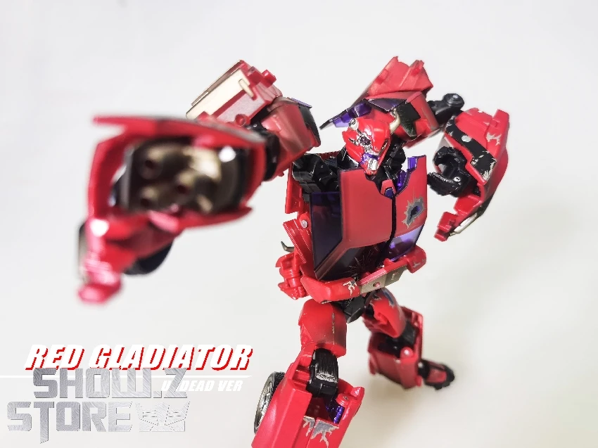 APC Toys Red Gladiator TFP Cliffjumper Zombie Version 9 APC Toys Red Gladiator TFP Cliffjumper Zombie Version - Image 9
