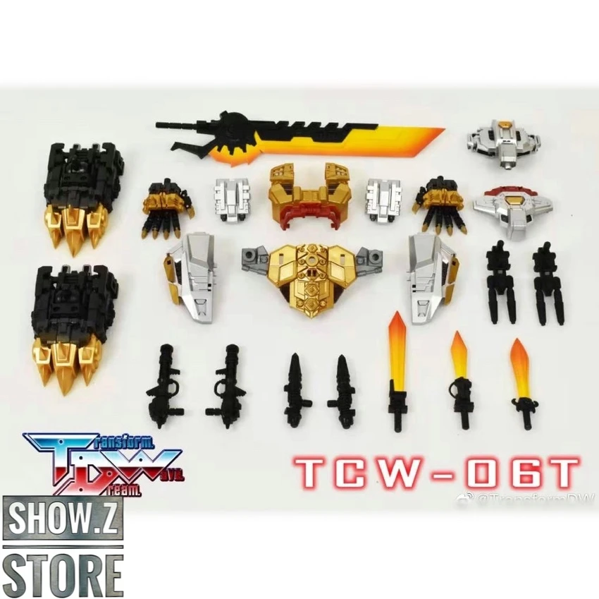 Transform Dream Wave TCW-06T POTP Volcanicus Upgrade Kit Metallic Version 2 Transform Dream Wave TCW-06T POTP Volcanicus Upgrade Kit Metallic Version - Image 2