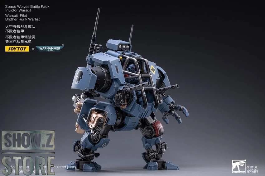 JoyToy Source 1/18 Warhammer 40K Space Wolves Battle Pack Invictor Warsuit & Brother Rurik Warfist 13 JoyToy Source 1/18 Warhammer 40K Space Wolves Battle Pack Invictor Warsuit & Brother Rurik Warfist - Image 13