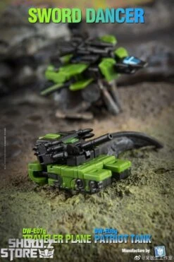 Dr.Wu Sword Dancer Slamdance DW-E07G Traveler Plane Raindance & DW-E08G Patriot Tank Grandslam Set Of 2 Green Version -MECHA REALM STORE 3be4bbe96f