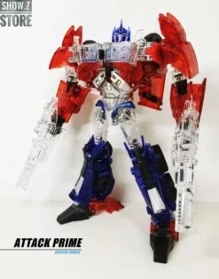 APC Toys APC-001 Attack Prime TFP Optimus Prime Clear Version W/ Black Wheels -MECHA REALM STORE 3c0e6bea0b