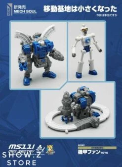 MechFansToys Mech Fans Toys Mech Soul MS-11I Mini Sentry & Doc Blue Version -MECHA REALM STORE 3d4d72f83a