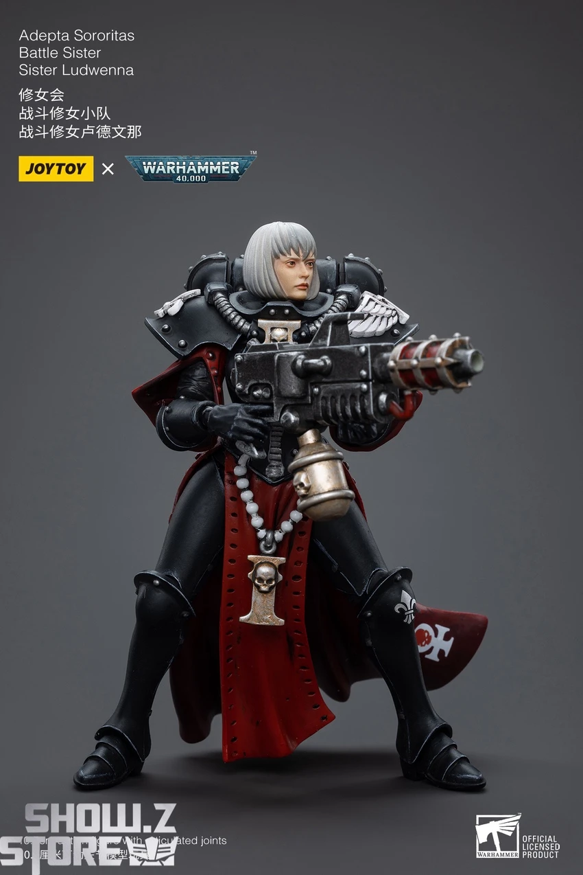 JoyToy Source 1/18 Warhammer 40K Adepta Sororitas Battle Sister Sister Ludwenna 3 JoyToy Source 1/18 Warhammer 40K Adepta Sororitas Battle Sister Sister Ludwenna - Image 3