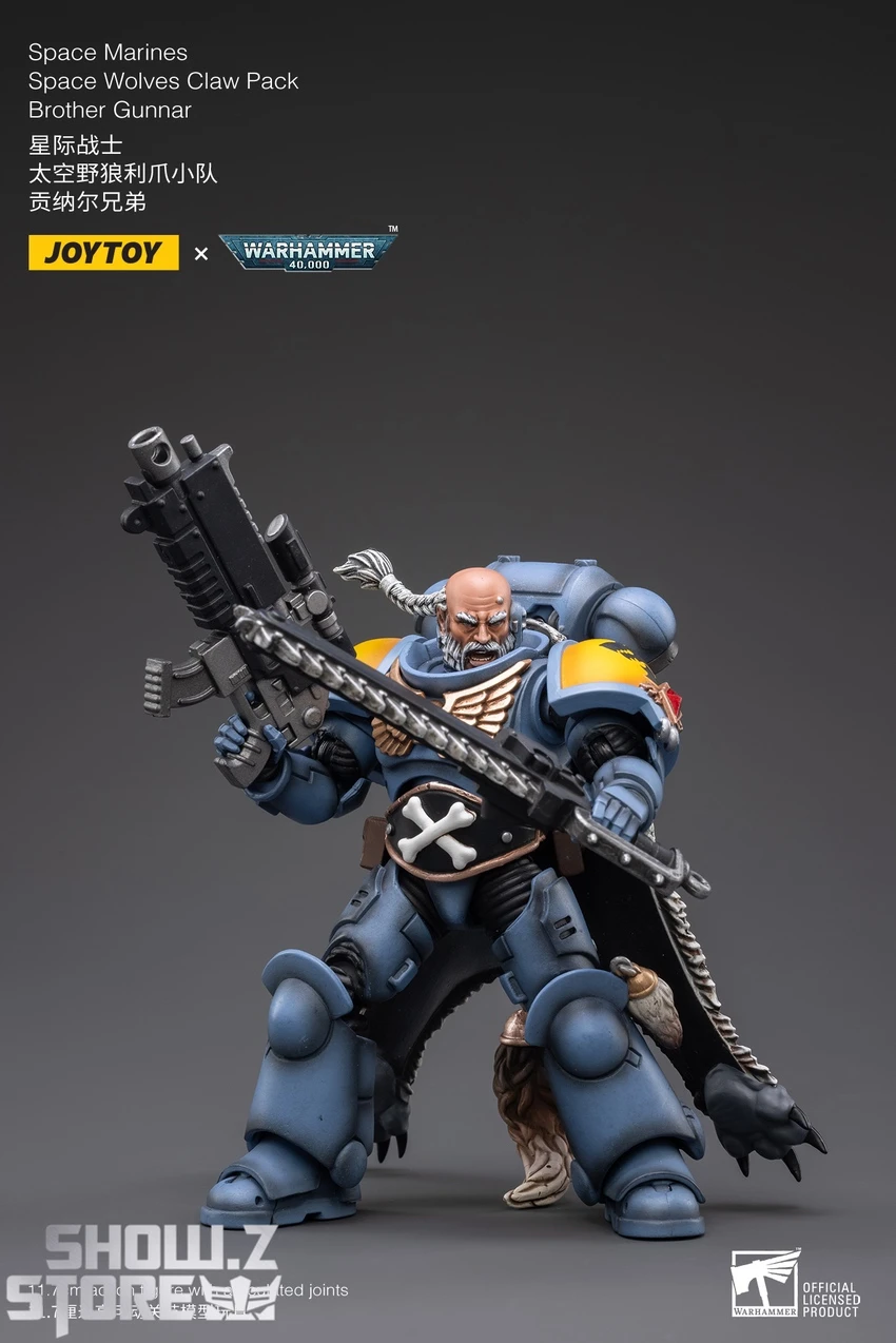 JoyToy Source 1/18 Warhammer 40K Space Wolves Claw Pack Brother Gunnar 3 JoyToy Source 1/18 Warhammer 40K Space Wolves Claw Pack Brother Gunnar - Image 3