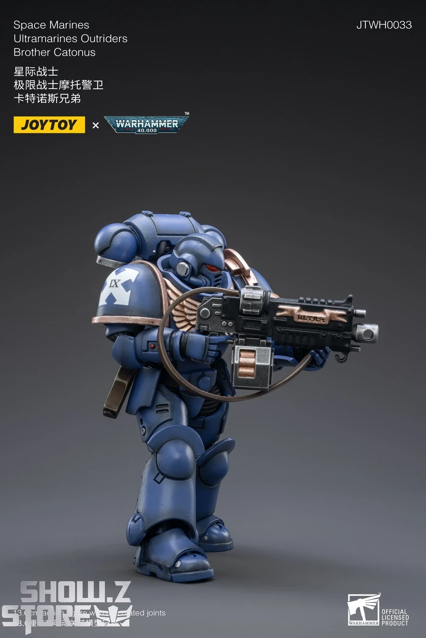 JoyToy Source 1/18 Warhammer 40K Space Marines Ultramarines Outriders Brother Catonus 11 JoyToy Source 1/18 Warhammer 40K Space Marines Ultramarines Outriders Brother Catonus - Image 11