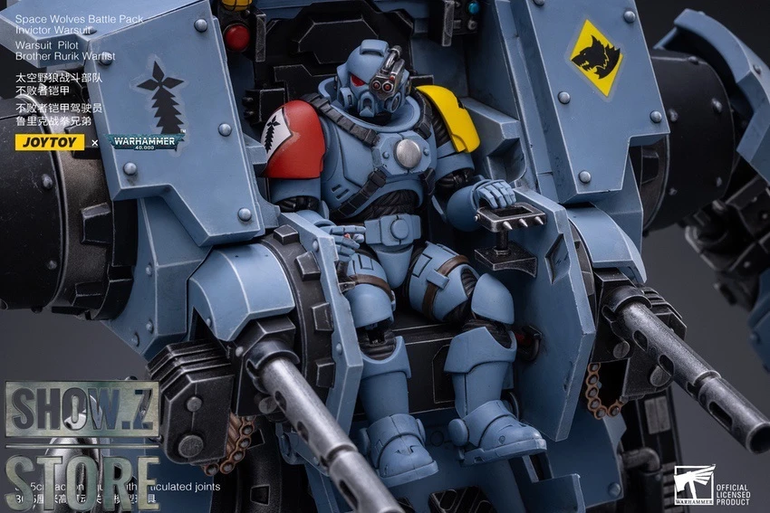 JoyToy Source 1/18 Warhammer 40K Space Wolves Battle Pack Invictor Warsuit & Brother Rurik Warfist 14 JoyToy Source 1/18 Warhammer 40K Space Wolves Battle Pack Invictor Warsuit & Brother Rurik Warfist - Image 14