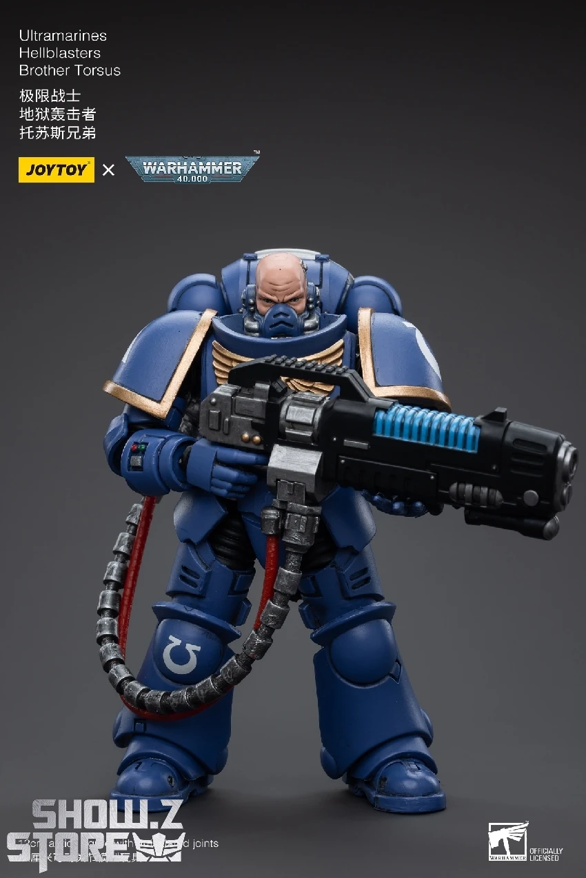 JoyToy Source 1/18 Warhammer 40K Ultramarines Hellblasters Brother Torsus 2 JoyToy Source 1/18 Warhammer 40K Ultramarines Hellblasters Brother Torsus - Image 2