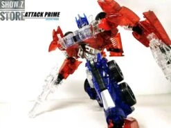 APC Toys APC-001 Attack Prime TFP Optimus Prime Clear Version W/ Black Wheels -MECHA REALM STORE 48319f67e9