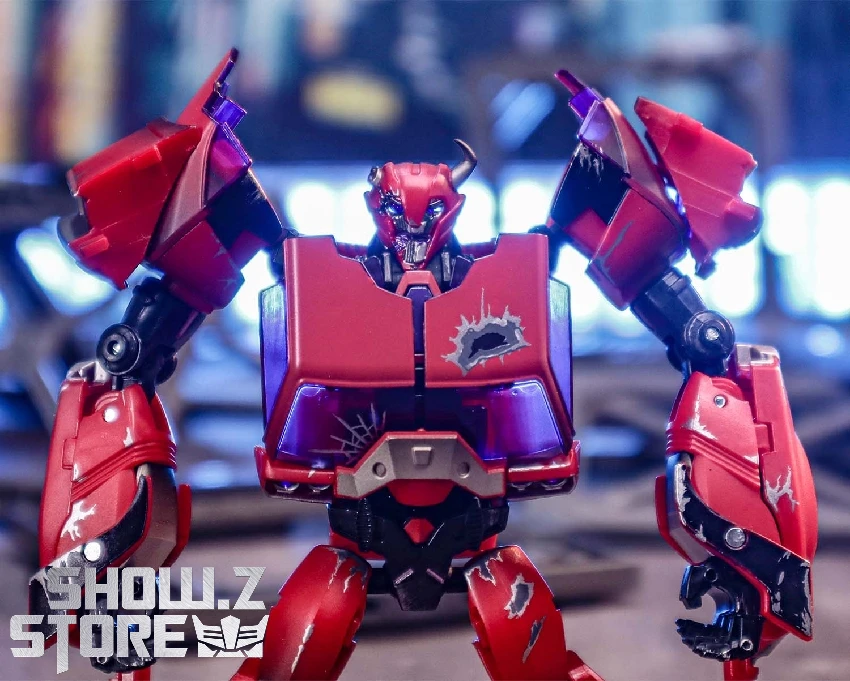 APC Toys Red Gladiator TFP Cliffjumper Zombie Version 15 APC Toys Red Gladiator TFP Cliffjumper Zombie Version - Image 15