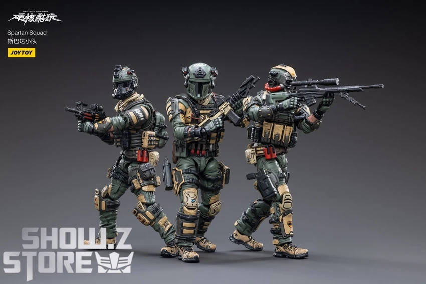 JoyToy Source 1/18 Spartan Squad Soldiers Set Of 3 3 JoyToy Source 1/18 Spartan Squad Soldiers Set Of 3 - Image 3