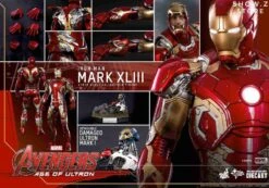 Hot Toys HT 1/6 Iron Man Mark XLIII MK43 MMS278D09 Avengers: Age Of Ultron Collectible Figure -MECHA REALM STORE 4d3134c8a1