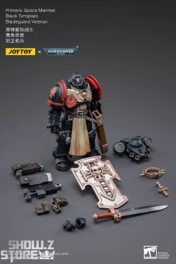 JoyToy Source 1/18 Warhammer 40K Black Templars Bladeguard Veteran -MECHA REALM STORE 50e45d9929