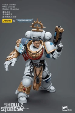 JoyToy Source 1/18 Warhammer 40K Space Marines White Consuls Captain Messinius -MECHA REALM STORE 53a85be771