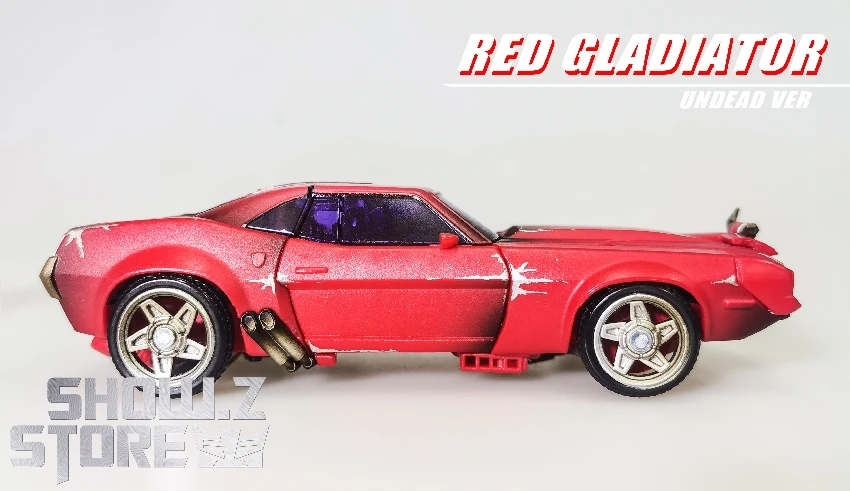 APC Toys Red Gladiator TFP Cliffjumper Zombie Version 6 APC Toys Red Gladiator TFP Cliffjumper Zombie Version - Image 6